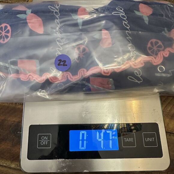 KicKee Pants Size 12-18 Months Bamboo Coverall Full Zip Blue Pink Lemonade - Picture 6 of 6